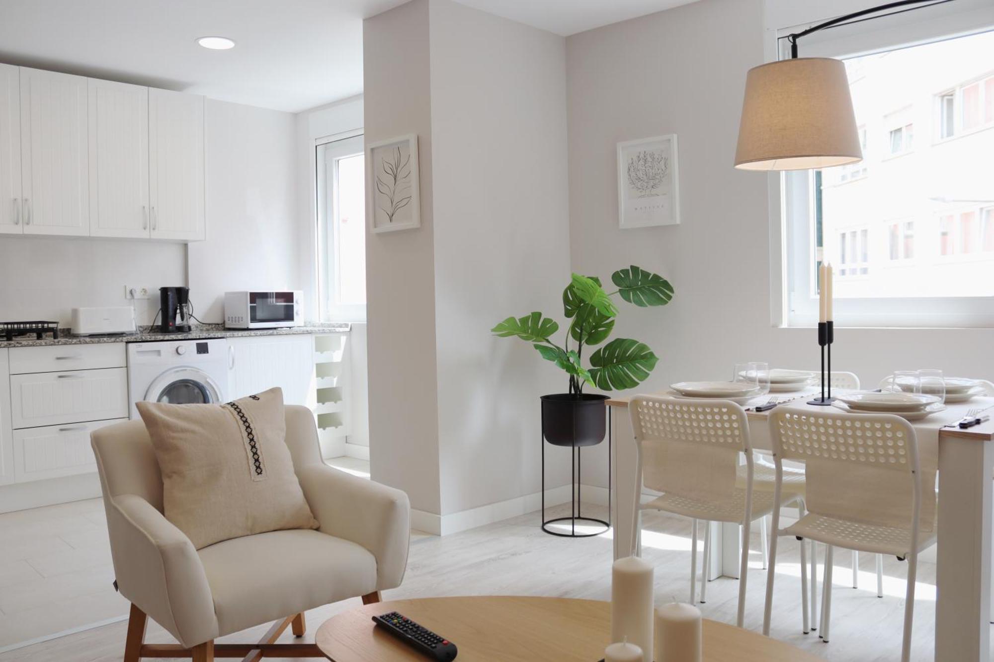 Jomar Apartamento En El Centro De Coruna La Coruña Eksteriør bilde